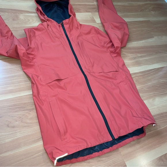 Lululemon Glyde Outpour Shell Rain Windbreaker Jacket In Salmon Pink Size Small - Picture 12 of 16